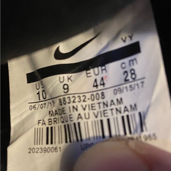 Nike Black Pigeon US 10